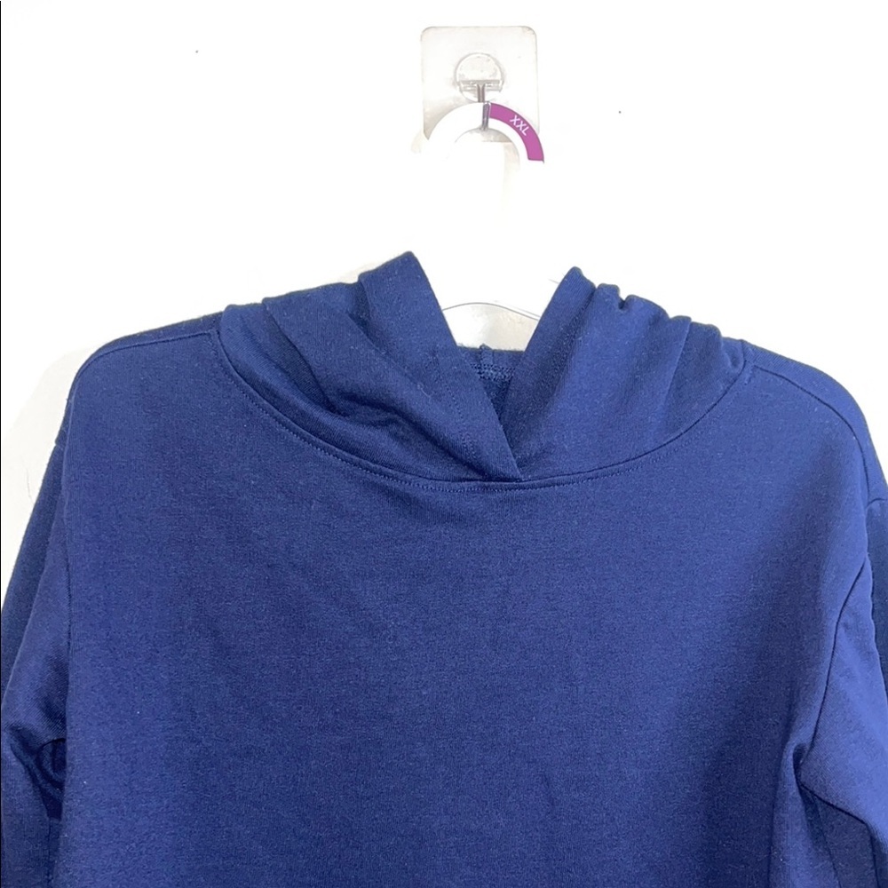 🏷️ Justice Girls Active Blue Long Sleeve Hoodie Size 14/16 EUC - Picture 3 of 5
